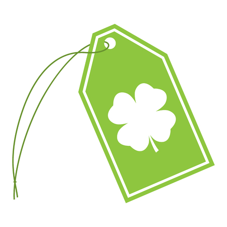 Clover String Tagのイラスト素材