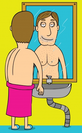 Good morning Mirrorのイラスト素材