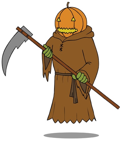 Death Angel Pumpkinのイラスト素材