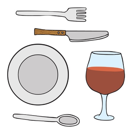 Dishwaresのイラスト素材
