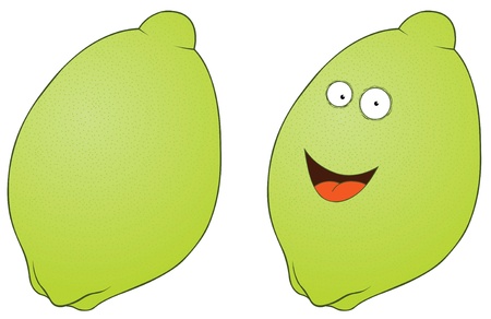 smiling lemonのイラスト素材