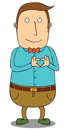 hand of loveのイラスト素材