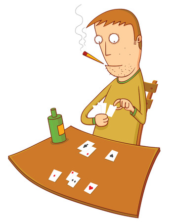 gamblerのイラスト素材