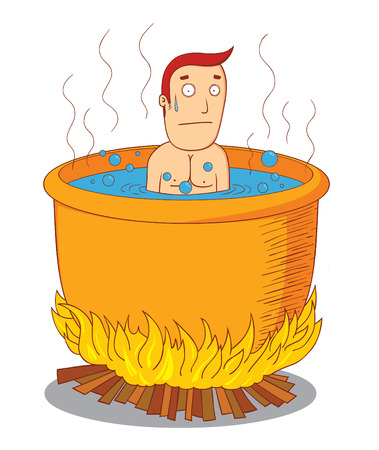 boiled manのイラスト素材