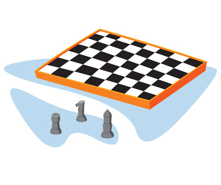 isometric chessのイラスト素材