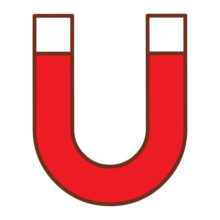 Illustration of an U magneticのイラスト素材