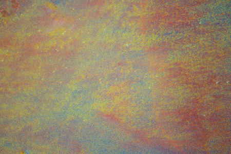 Varicoloured mineral deposit of paint of powder-like enamelの写真素材