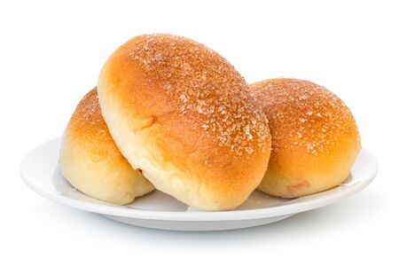 Sweet pies on plateの写真素材