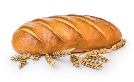 White bread and wheatの写真素材