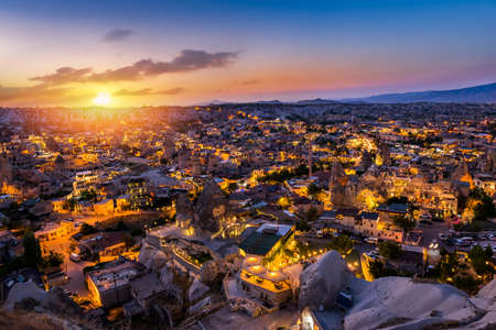 Evening in Goremeの写真素材