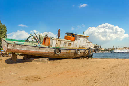 Old abandoned shipの写真素材