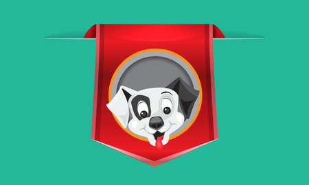 2018 Happy Chinese New Year of the Dog. Vector illustration.のイラスト素材