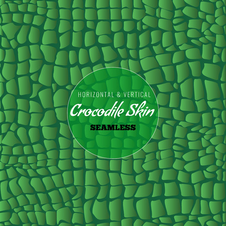 Reptile Alligator skin seamless pattern. Crocodile skin texture for textile design. Vector illustration.のイラスト素材