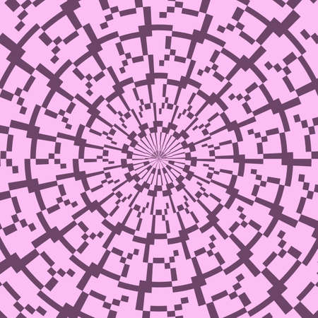 Pattern of geometric circles, shapes. Colorful mosaic banner. Vector illustration.のイラスト素材