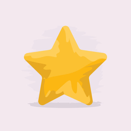Hand drawn style star shape for your design.