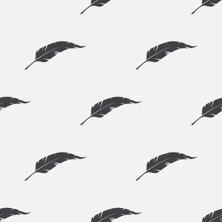 Bird feather seamless pattern backgroundのイラスト素材