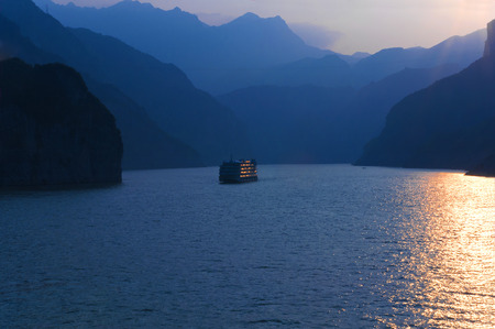 Xiling Gorge scenicの写真素材