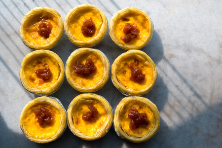 Egg Tartの写真素材