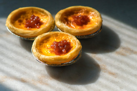 Egg Tartの写真素材