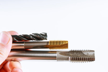 Tap for threading in metal. Tool for metal processing