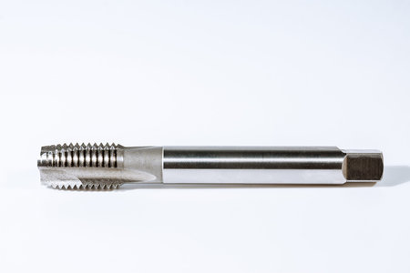 Tap for threading in metal. Tool for metal processing