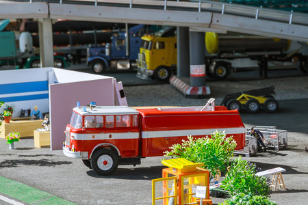 Skutech, Czech Republic, 27 June 2020: Truck Show. Transport festival in the Czech Republic. Truck...