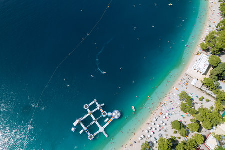 Engaging in water sports provides great way to stay active and enjoy beauty of sea.の写真素材