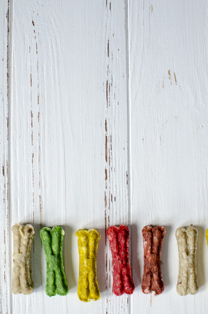 food, dog, bone, tasty, chewing, coloredの写真素材