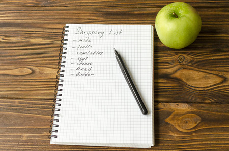 shopping, list,backgroundの写真素材