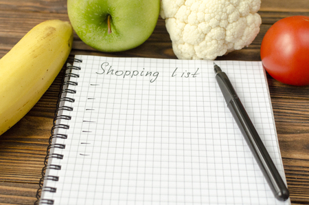 shopping, list, backgroundの写真素材