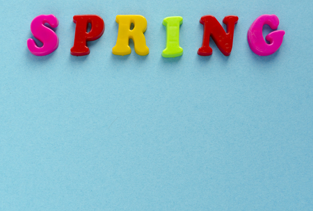 word "spring"の写真素材