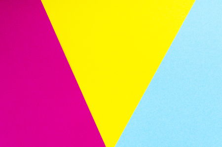 Colored geometric paper texture background.  の写真素材