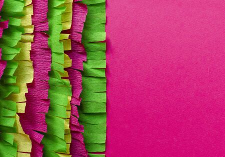 process of pinata creation: cut paperの写真素材