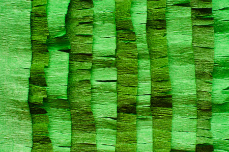 cut crepe paper. first step of making pinataの写真素材