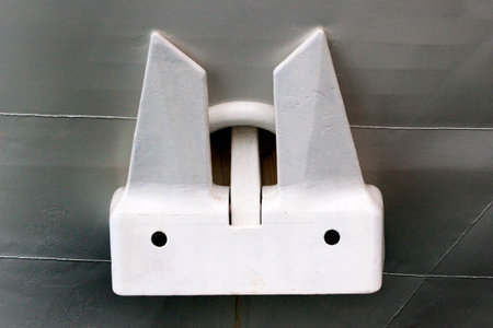 Anchor on a shipboard