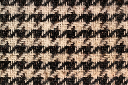 Checkered wool fabric, casual cloth background