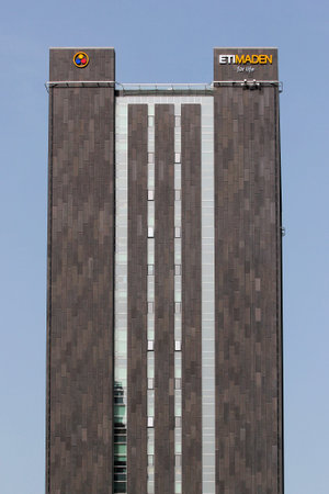 Ankara, Turkey - April 18, 2022: Headquarters of Eti Maden, a Turkish state-owned mining and...