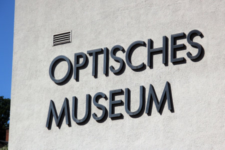 Jena, Germany - September 9, 2023: The Deutsches Optisches Museum Jena, a science and technology museum displaying optical instruments from eight centuries.のeditorial素材
