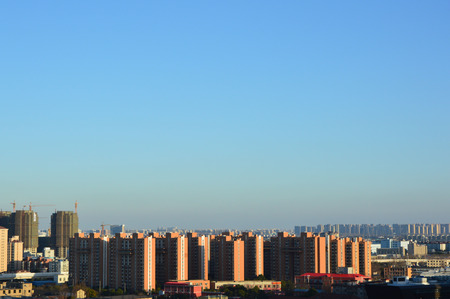 Buildings in the Shanghai cityのeditorial素材