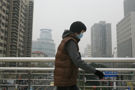 Shanghai Smog Cityのeditorial素材