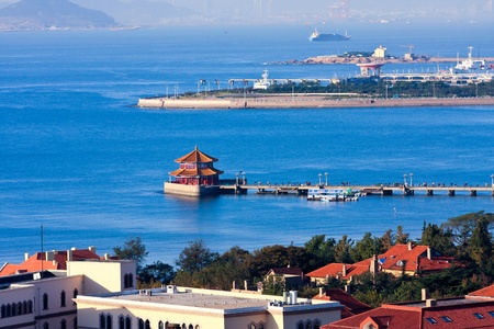 landscape of qingdaoの写真素材