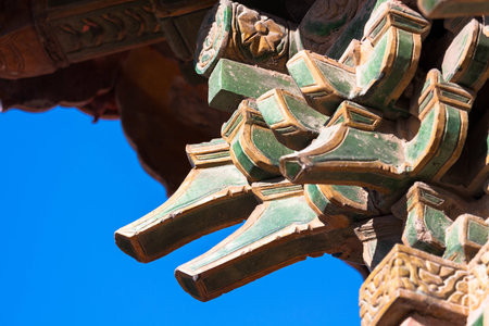 Beijing Forbidden City Building Decorationのeditorial素材