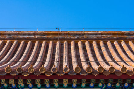 Beijing Heritage Building Decorationの写真素材