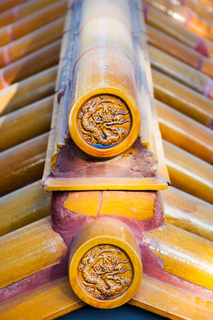 Beijing Forbidden City Building Decorationの写真素材