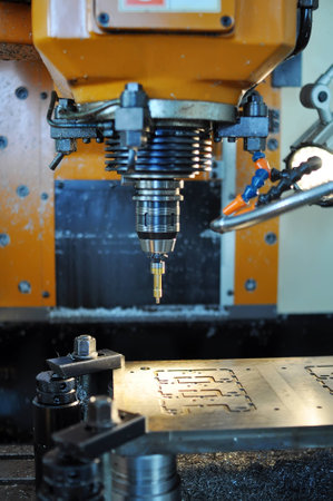 Industrial machine tool bitの写真素材