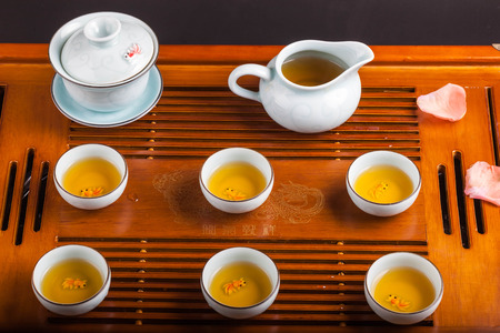 Tea setの写真素材