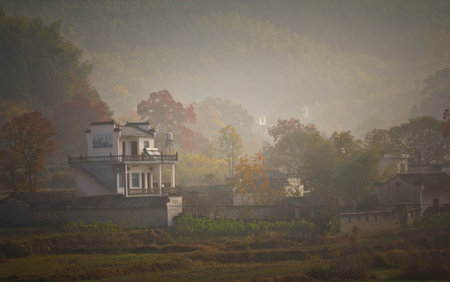 Hongcun sceneryのeditorial素材