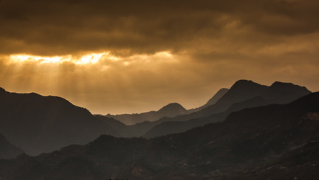 mountain ecological sceneryの写真素材