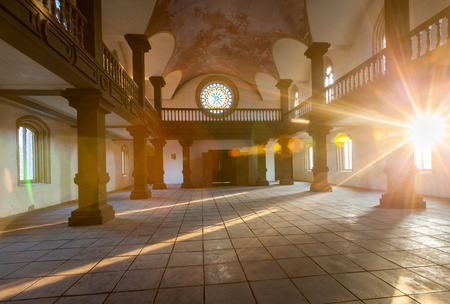 Interior of churchのeditorial素材