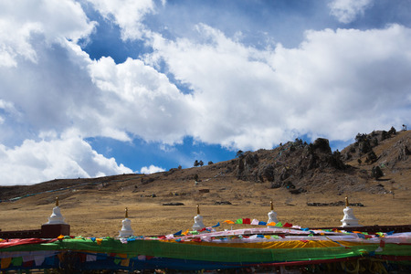 Nature scenery at Yading, Daochengの写真素材